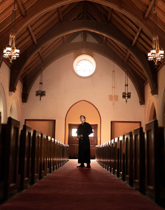 Illustration of taking the next step in faith