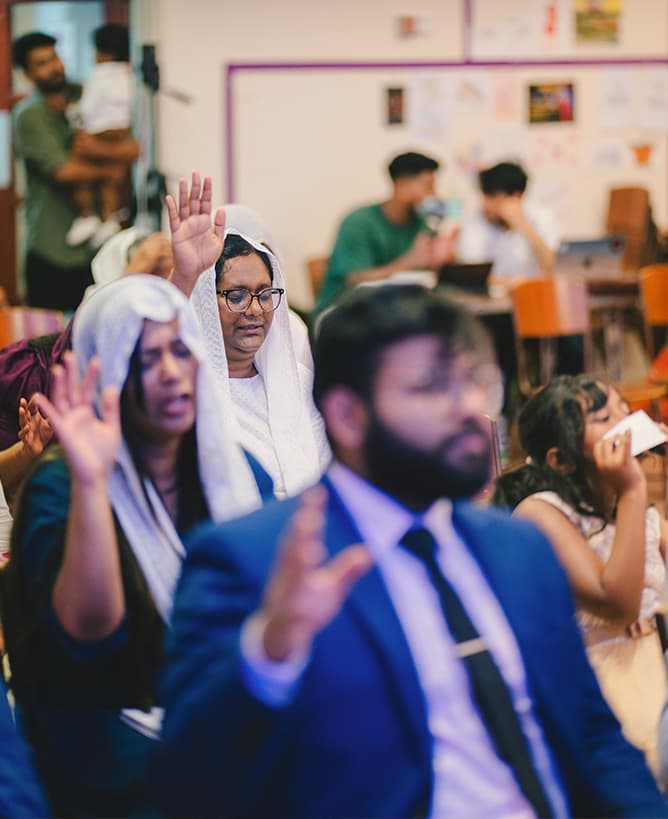 Illustration of taking the next step in faith